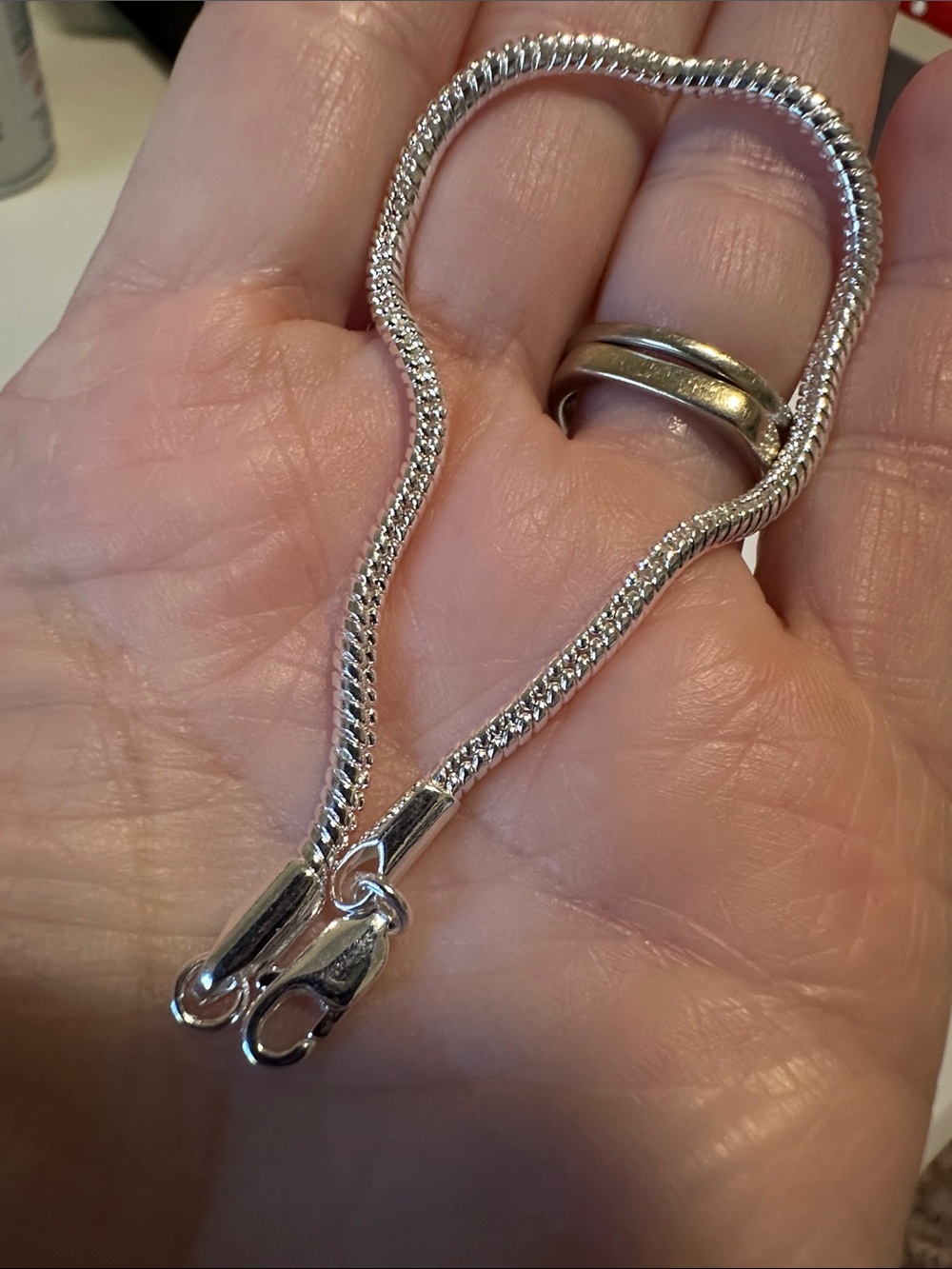 Silver 925 snake chain Bracelet
